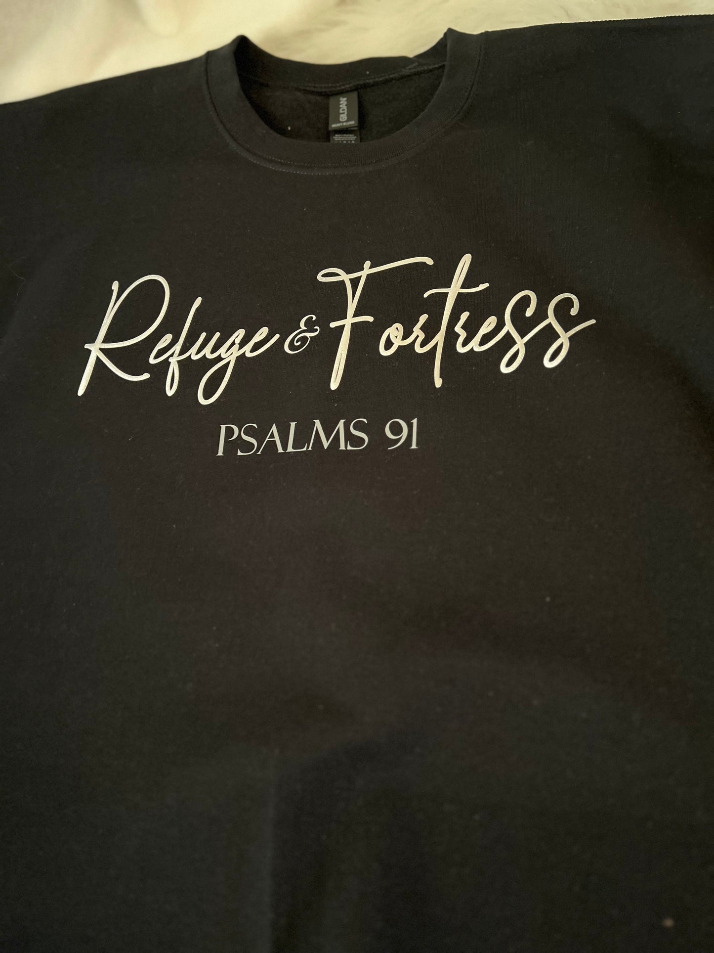 Covered Christian - "Refuge & Fortress" Sweatshirt