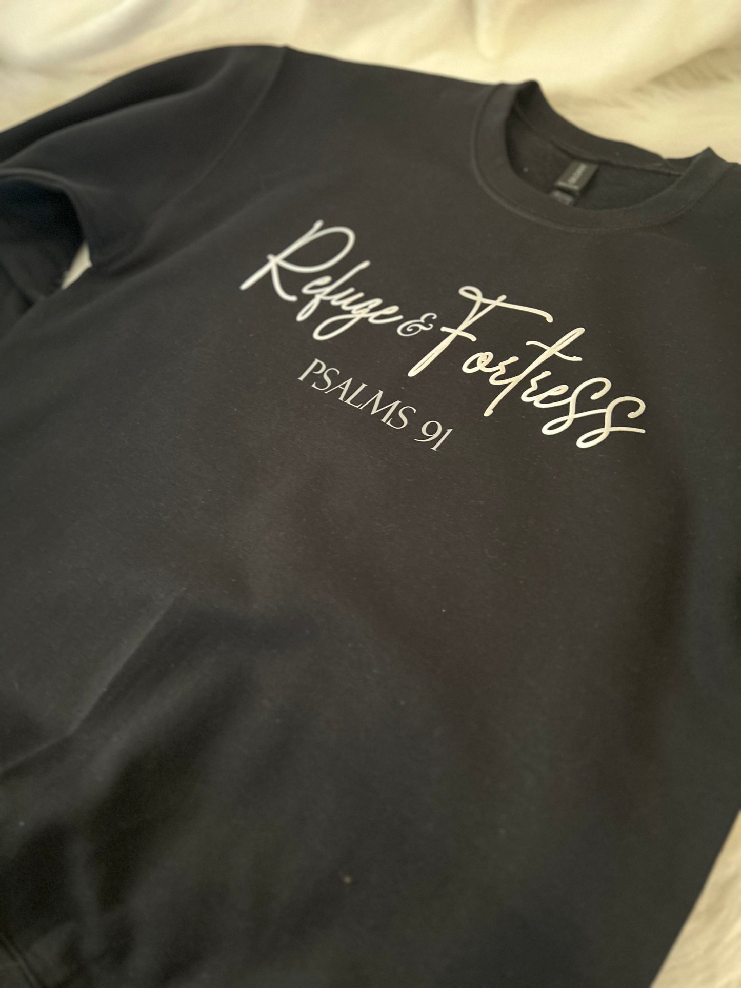 Covered Christian - "Refuge & Fortress" Sweatshirt