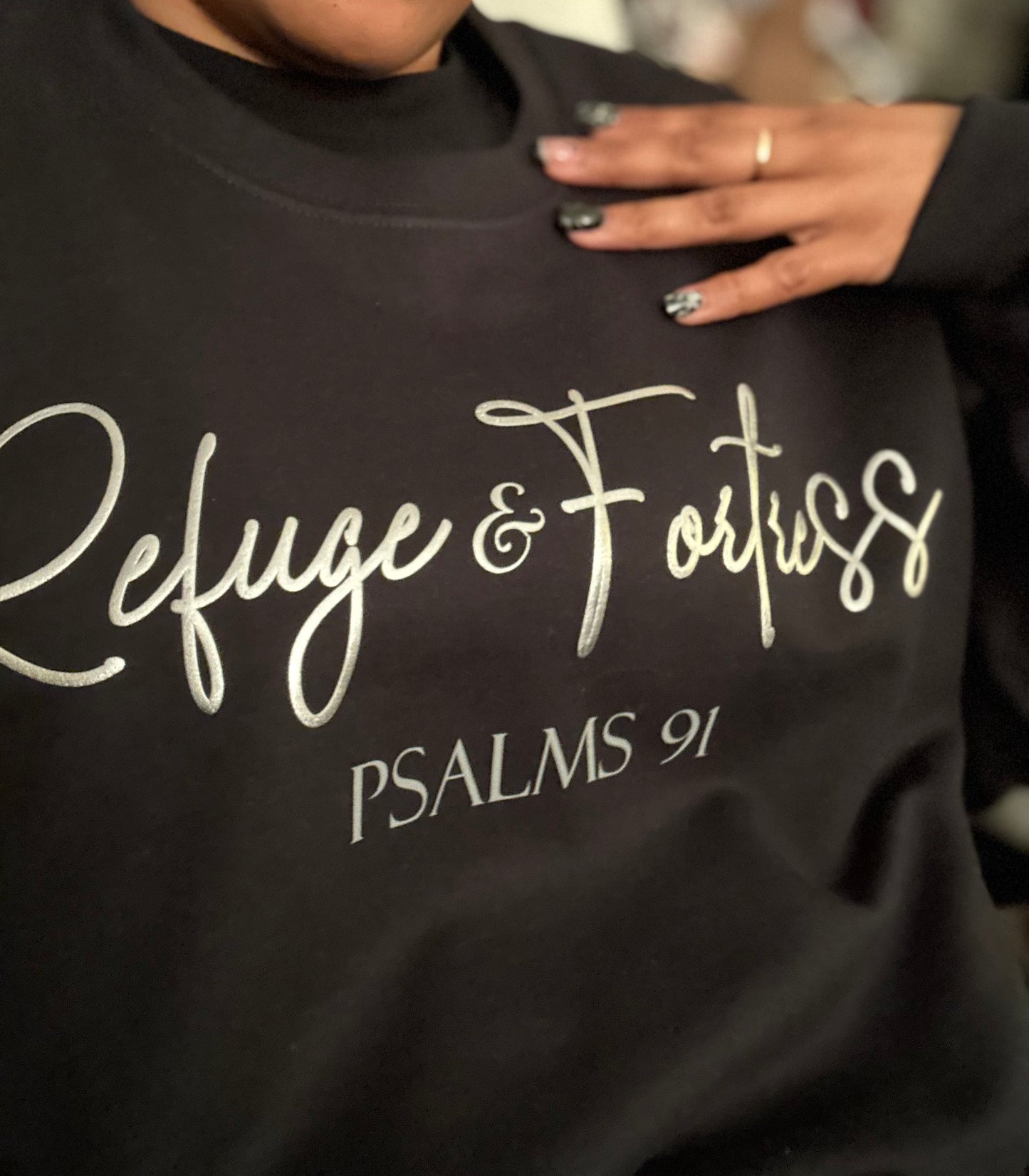 Covered Christian - "Refuge & Fortress" Sweatshirt