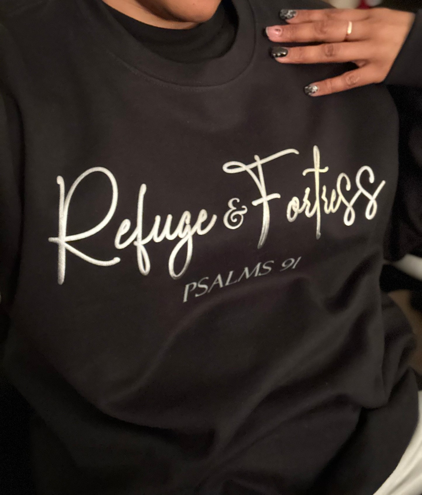 Covered Christian - "Refuge & Fortress" Sweatshirt