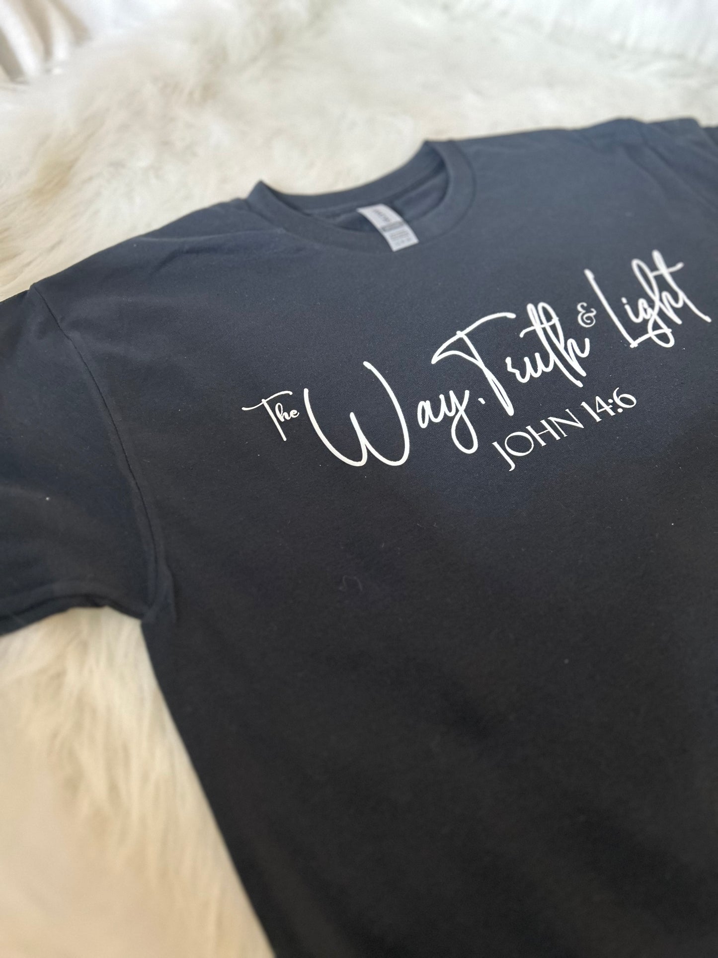 Covered Christian - "The Way Truth & Light" Short Sleeve T-Shirt