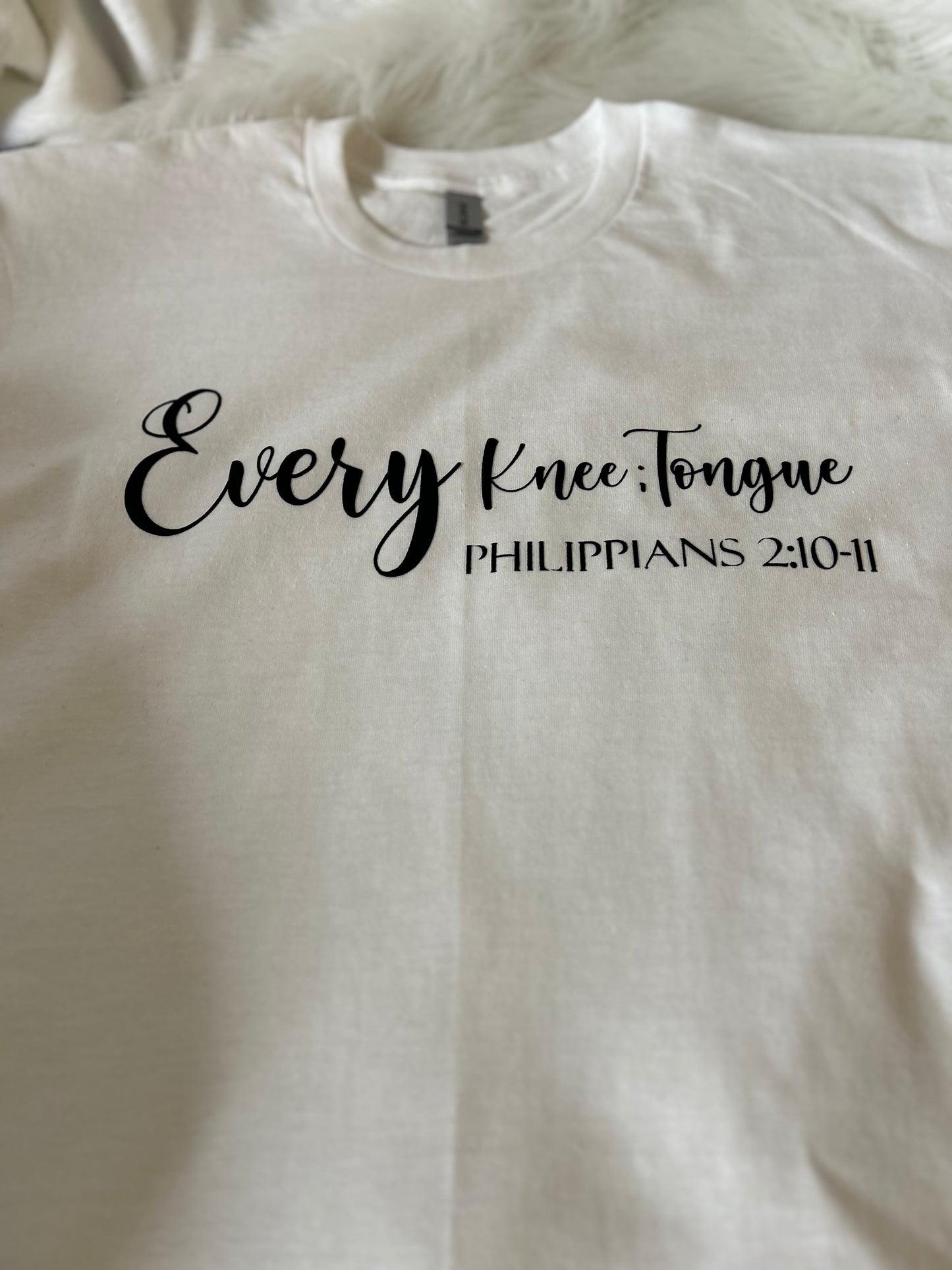 Covered Christian - "Every Knee; Tongue" Short Sleeve T-Shirt