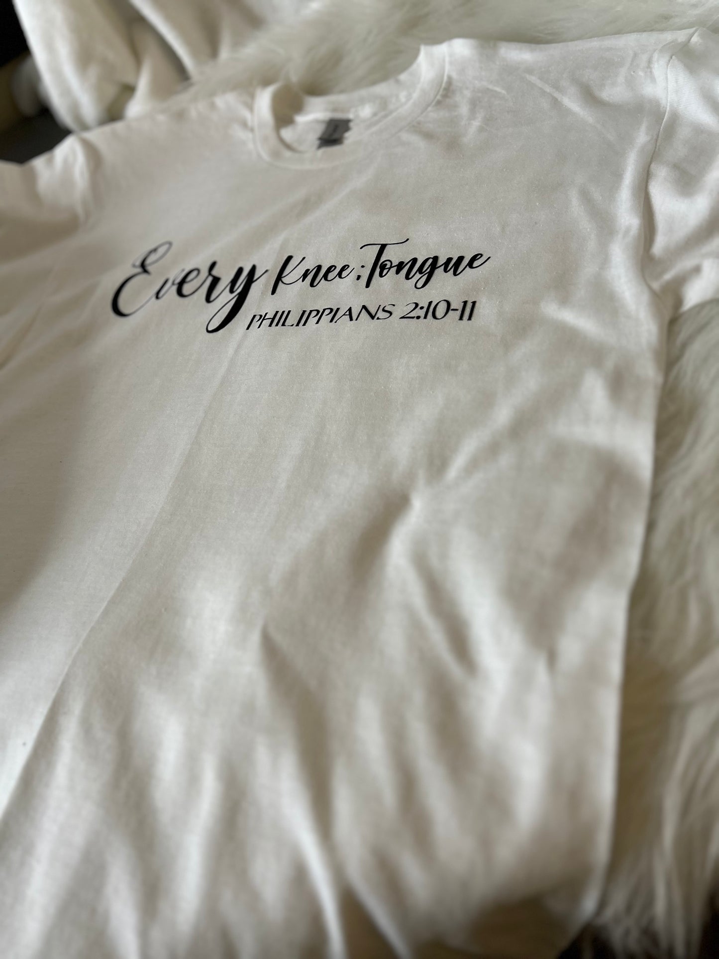 Covered Christian - "Every Knee; Tongue" Short Sleeve T-Shirt